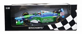 Minichamps F1 1/18 1994 Michael Schumacher Benetton Ford B194 Brazil (TOBACCO) 2