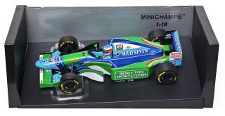Minichamps F1 1/18 1994 Michael Schumacher Benetton Ford B194 Brazil (TOBACCO) 3