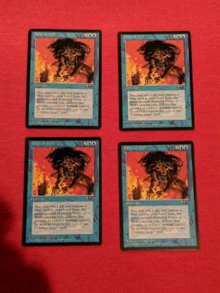 Force Of Will (x4 - M/nm) Magic The Gathering (mtg) Alliances