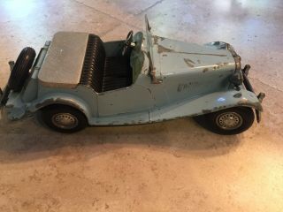 1954 Mg Td Doepke Model Usa.  Owner.  Extra Dash Decal,  1:10 Scale