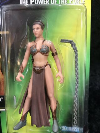 Kenner Star Wars Power of the Force Princess Leia Organa as Jabba Hutt Prisoner 3