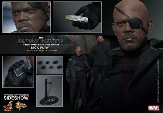 Hot Toys 1/6 Mms315 Nick Fury Action Figure Captain America:the Winter Soldier