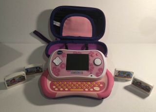 Vtech Mobigo 2 Touch Learning System W/ 4 Games And