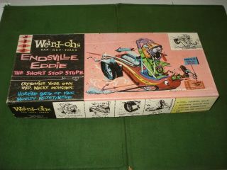 1963 Weird - Ohs Model - Endsville Eddie By Hawk,  Complete,  W/box & Instructions