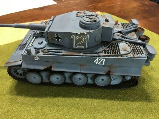 1/35 scale built german tiger tank. 3