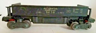 Lionel 5459 ELECTRONIC DUMP CAR IN GOOD COND. , . 8