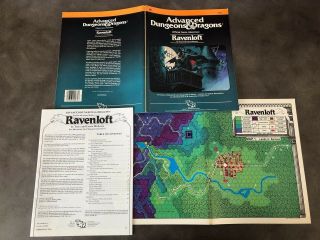 TSR AD&D 1st Edition Adventure Module: I6 RAVENLOFT Tracy & Laura Hickman OOP 3