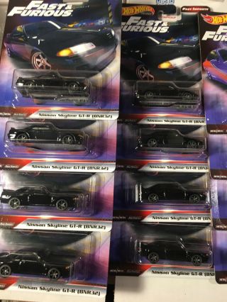 2019 HOT WHEELS PREMIUM FAST AND FURIOUS FAST IMPORTS (16) Nissan Silvia Skyline 2