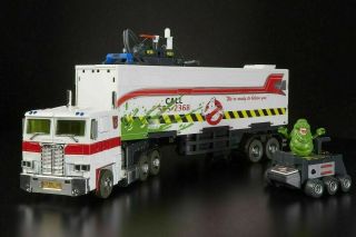 Sdcc 2019 Hasbro Ghostbusters Transformers Mp - 10g Optimus Prime Ecto - 35 Edition