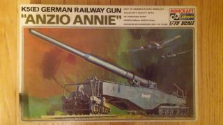 Hasegawa Minicraft 1:72 Anzio Annie K5 (e) German Railway Gun Leopold Kit 728u