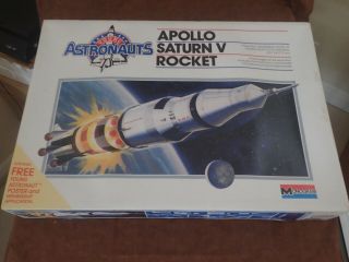 Monogram Apollo Saturn V Rocket,  Young Astronauts Kit 5903,  1/144 Scale