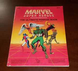 Marvel Tsr Heroes Ultimate Powers Book - Vintage