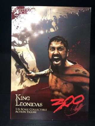 Star Ace 300 King Leonidas 12 " 1/6 Scale Figure Spartan Sideshow