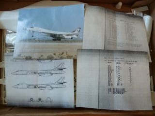Revell Rockwell B - 1B Bomber Kit 1:48 Scale 1983 Unbuilt HUGE 6