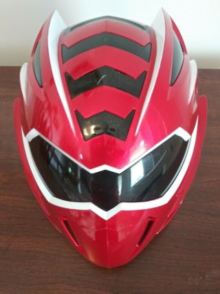 2008 Power Rangers Jungle Fury Red Ranger Cosplay Mega Mission Helmet Bandai