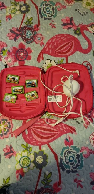 Leappad 2 Accessories 5 Games,  1hello Kitty Case Pink Power Cord