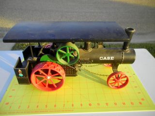 J I Case Steam Engine With Canopy Ertl Steel Die - Cast Scale 1:16 Hard To Find