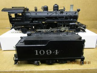 Key Imports Ho Scale Brass Class 1050 Santa Fe 2 - 6 - 2 Prairie Locomotive 1094