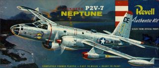 1/104 Revell H - 239; Lockheed P2v - 7 Neptune Patrol Bomber / Asw