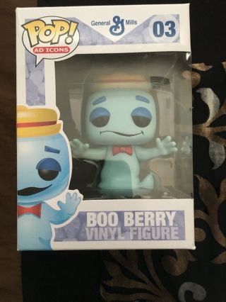 Funko Pop Ad Icons - Boo Berry 03 (with Pop Stack) -,  Vaulted/Retired 2