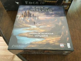 AEG Edge Of Darkness Board Game Kickstarter Set,  Sands of Dunestar Expansion 3
