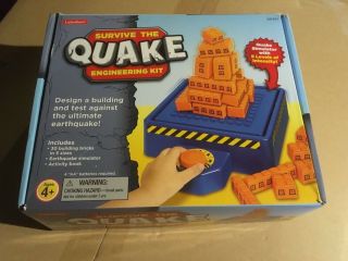 Lakeshore Survive The Quake Engineering Kit Fun Building Game Earthquake