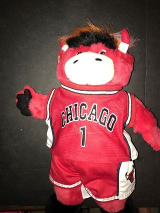 Chicago Bulls Plush Basketball Mascot Benny The Bull 16 " Stuffed Animal