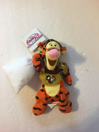 Winnie The Pooh Tigger (japan) Disney Store 8 " Mini Bean Bag Plush W/ Pillow