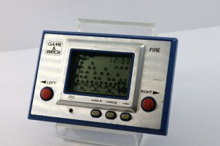 Postage Nintendo Game & Watch Silver Fire Rc - 04 Japan 1980