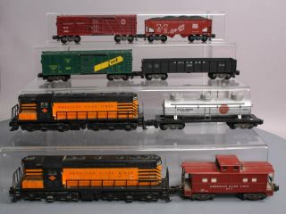 American Flyer 5542h Sunshine Special Freight Set: 374,  375,  929,  922,  926,