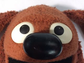 Rowlf the Dog Vintage 1977 Fisher Price Sesame Street Hand Puppet Toy 18 