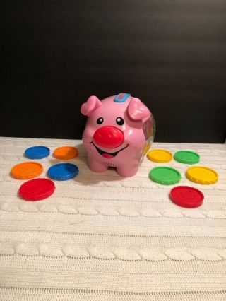 Fisher Price Preschool Electronic Pig Piggy Bank Counting Music Educational Toy