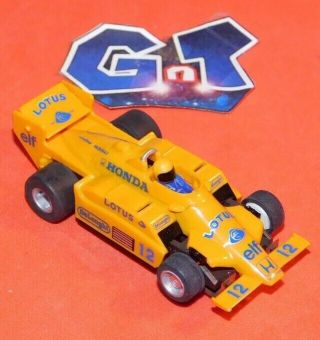 Tyco Lotus Delonghi Elf Indy Car F1 12 Slot Car Ho Running Chassis