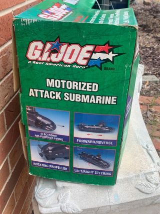 GI Joe USS Tiger Shark Motorized Attack Submarine Hasbro Funrise 2