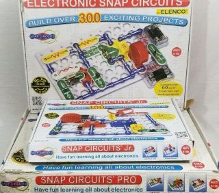Elenco Snap Circuits Model Sc - 100 Sc - 300 Sc - 500 Electronics Kit