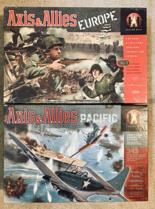Axis & Allies Europe And Pacific Board Games