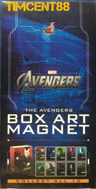 Ready Hot Toys The Avengers Box Art Magnet Set Of 10