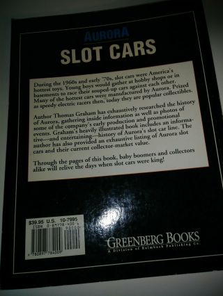 Greenbergs Guide to Aurora Slot Cars by T.  Graham,  Ver Cond.  - 2