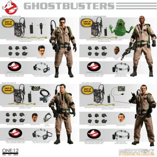 Mezco Toyz One:12 Collective Ghostbusters Action Figure Deluxe Box Set