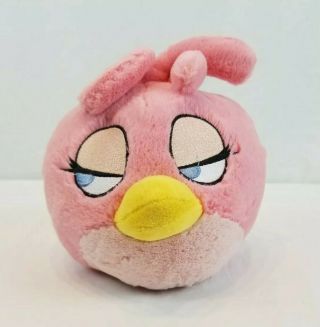 Angry Birds Stella Pink Bird 5” Plush Toy With Sound