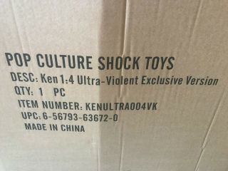 Pop Culture Shock Ken Violent Ex 1:4 Ultra Statue Street Fighter Capcom Sideshow 4