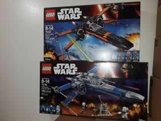 Lego Star Wars 75149 & 75102 Resistance & Poe 