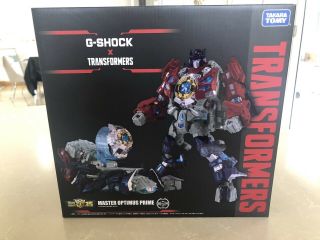 G - Shock X Transformers Master Optimus Prime Action Figure Takara Tomy