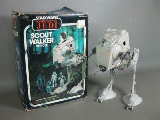 Vintage 1983 Kenner Star Wars Return Of The Jedi Scout Walker Vehicle At - St Nr
