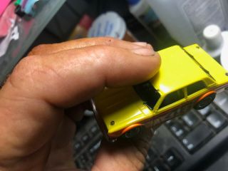 Slot Mag Wheels Aurora AFX Datsun BRE Datsun 510 Yellow Orange 46 HO Slot Car 8