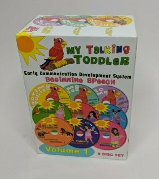 My Talking Toddler Early Communication Development System 9 Disc Set Vol 1