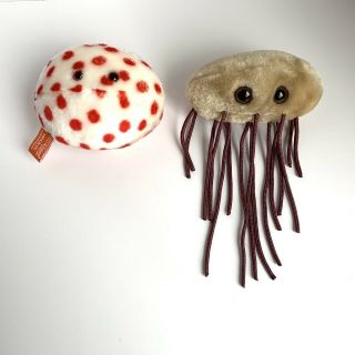 E.  Coli And Measles Giant Microbes Plush Stuffed Science Biology Decor Model