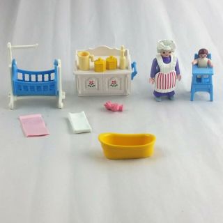 Playmobil Set 5313 Victorian Mansion Child Bedroom Baby Nursery
