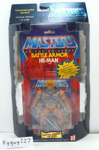 Motu,  Commemorative Battle Armor He - Man,  Masters Of The Universe,  Misb,  Moc