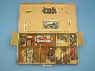 Vintage Ho Slot Car Box Of Junk Parts